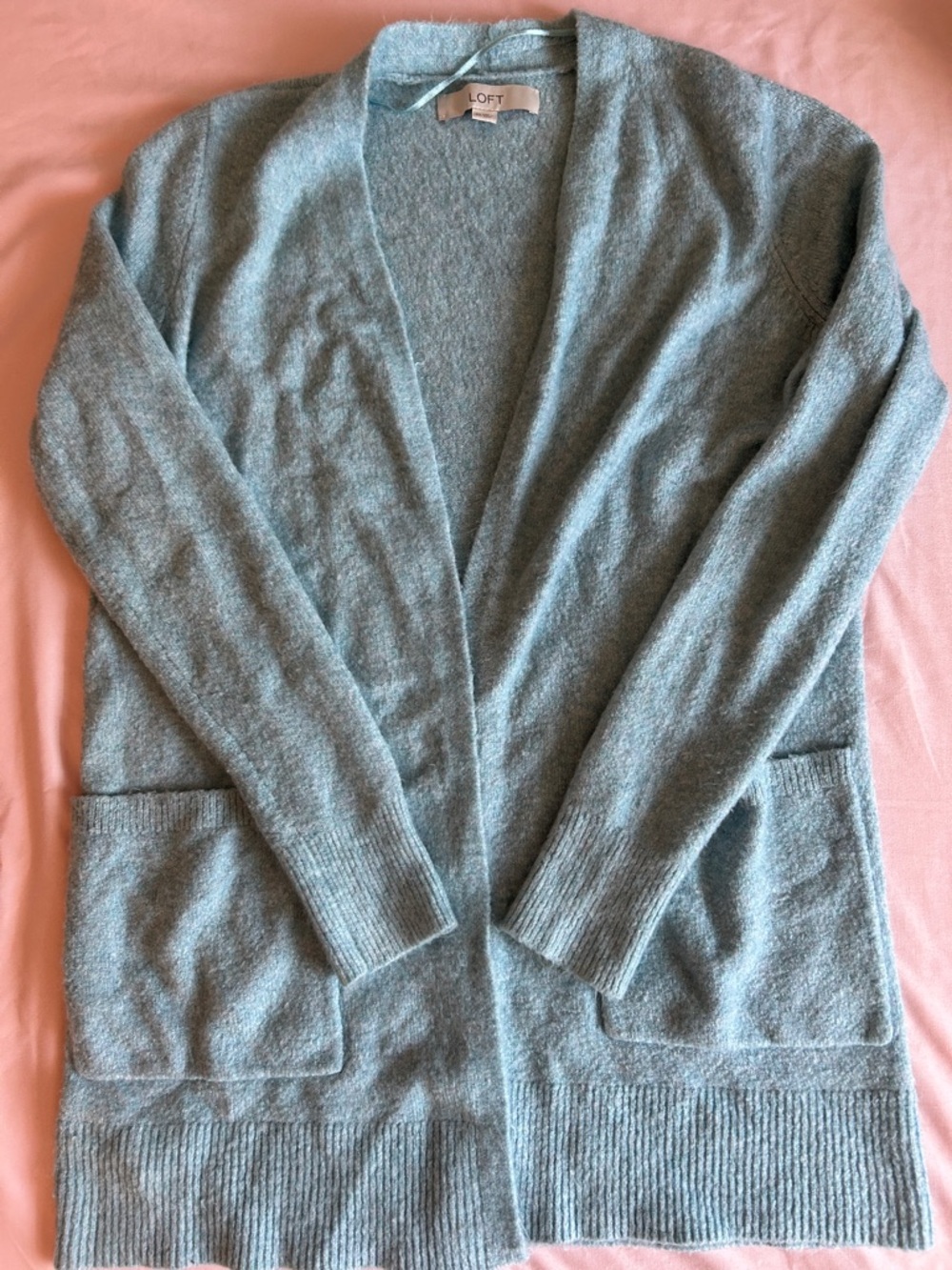LOFT sky blue cardigan